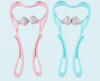 Neck Massager High Quality Multi-function Manual Relaxed Cervical Massager Pressure Relieve Double Ball Pressing Meridian Massager